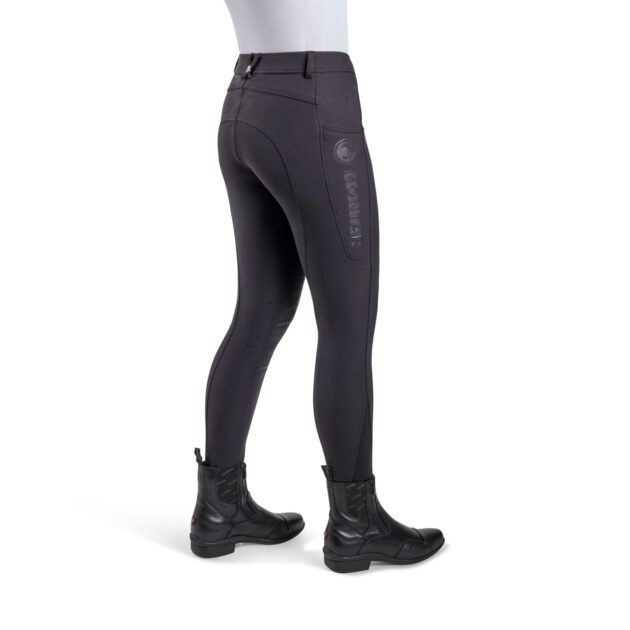 Montar Angela Yati Normal Waist Breeches - Knee Grip, Black - Image 2