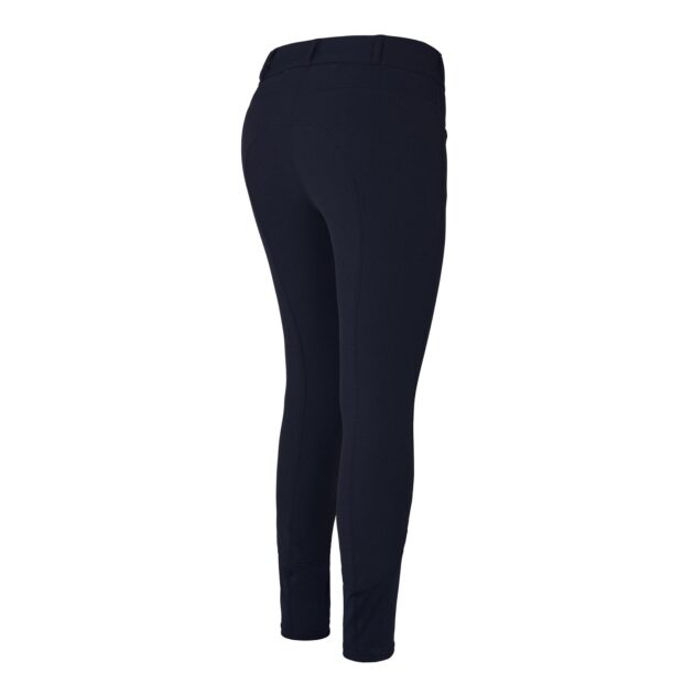 Kingsland Kadi Women's E-TEC Knee Grip, High Rise Breeches, Navy - Image 2