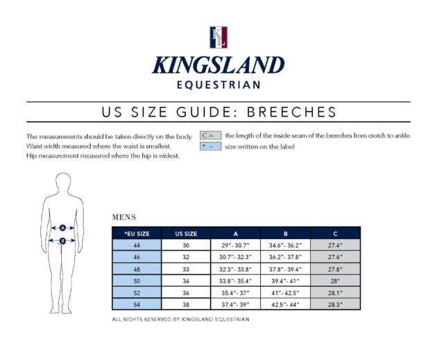 Kingsland Kenton Mens E-Tec Knee Grip, Mid Rise Breeches, Navy - Image 3