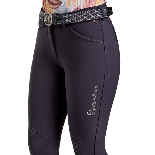 Cavallo DALIMA GRIP Knee Grip, Mid Rise Breeches, Navy - Image 4