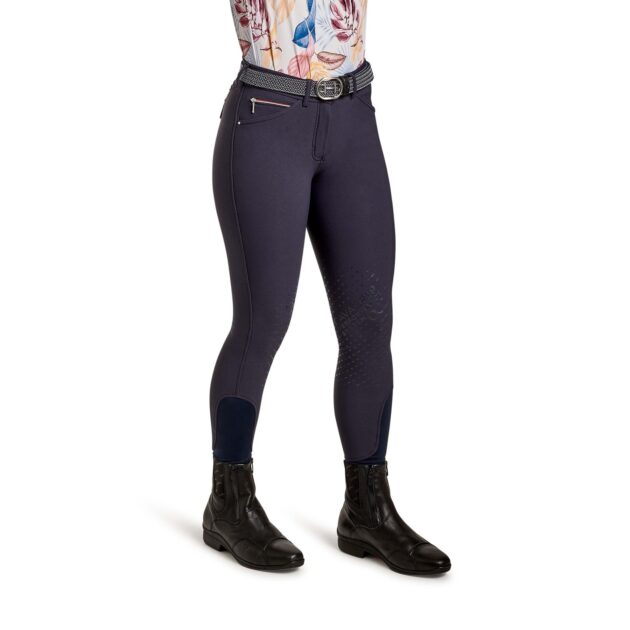 Cavallo DALIMA GRIP Knee Grip, Mid Rise Breeches, Navy