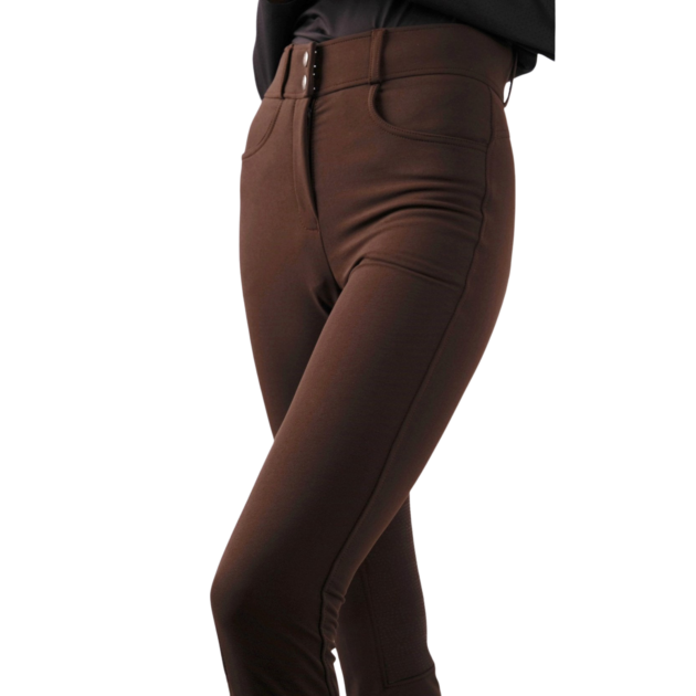 Montar Essential Megan Yati High Rise Breeches vol 2 - Full Grip,  Brown