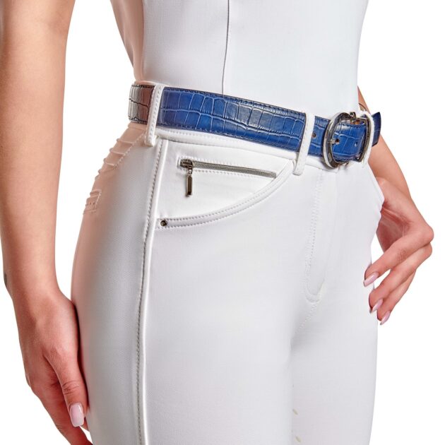 Cavallo CALIMA Full Grip, Mid Rise Breeches, White - Image 5