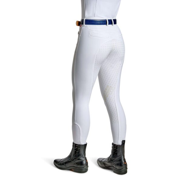 Cavallo CALIMA Full Grip, Mid Rise Breeches, White - Image 2