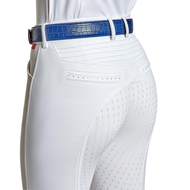 Cavallo CALIMA Full Grip, Mid Rise Breeches, White - Image 6