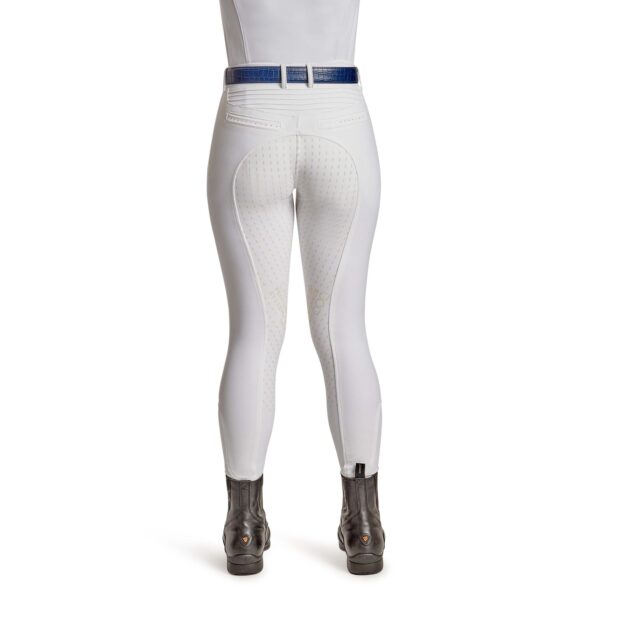 Cavallo CALIMA Full Grip, Mid Rise Breeches, White - Image 4