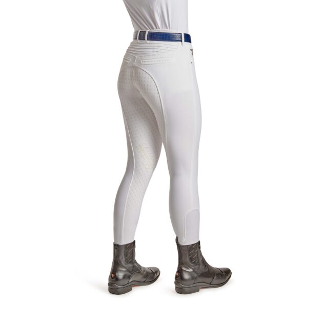 Cavallo CALIMA Full Grip, Mid Rise Breeches, White - Image 8