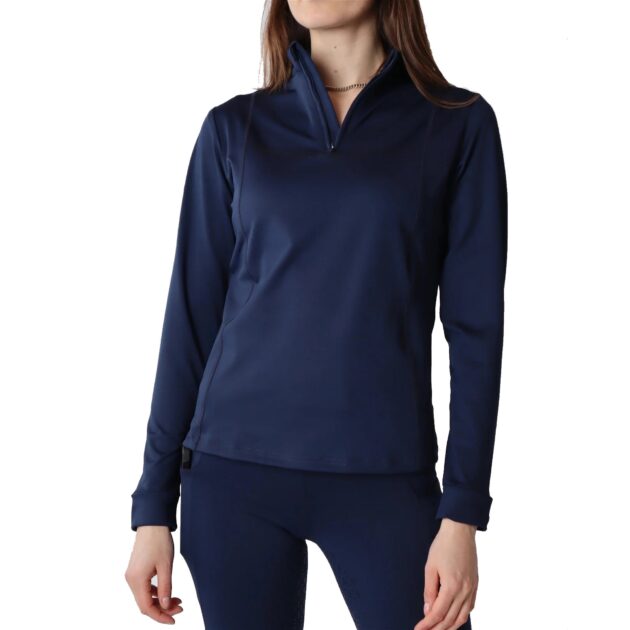 Montar REBEL Tone in Tone 1/2 Zip Training Shirt, Navy