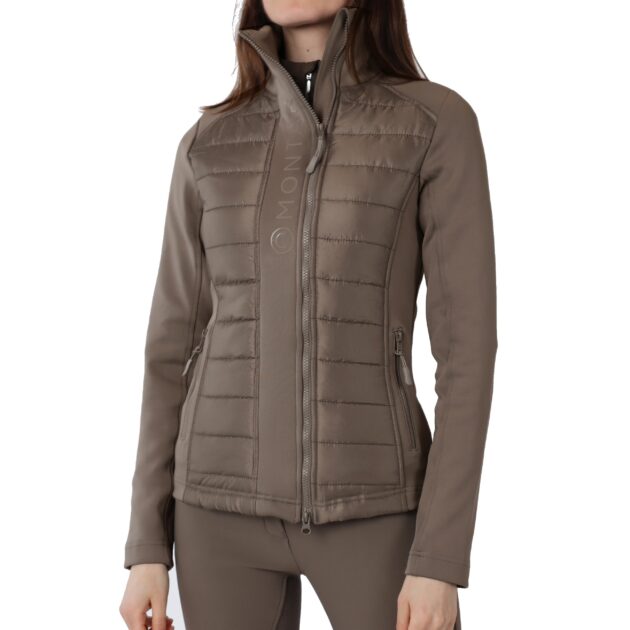 Montar Emma Lightweight Quilted Body Warmer/Vest, Mud