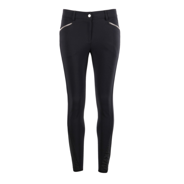 Montar Elisabeth Soft-Tech Full Grip, Mid Rise Premium Breeches Black - Image 9