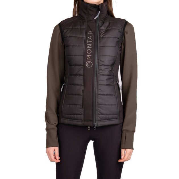 Montar CURVE Emma Softshell Body Warmer, Black - Image 3