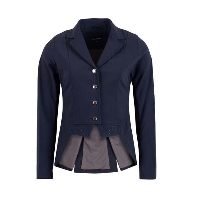 Montar Dressage Softshell Show Jacket - Short Tailcoat, Navy