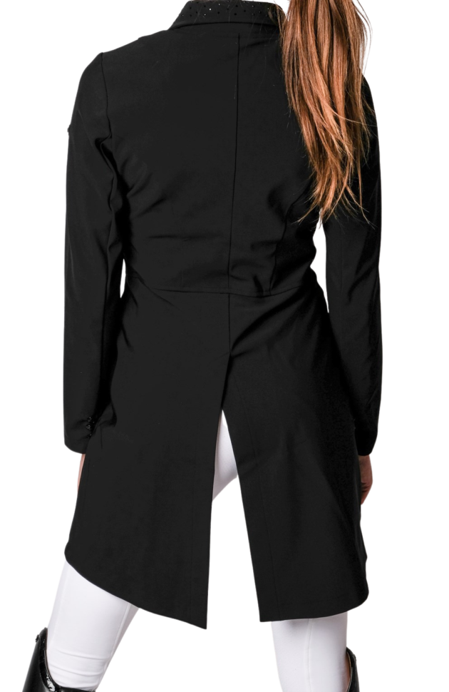 Montar Long Tail Coat, Black - Image 2