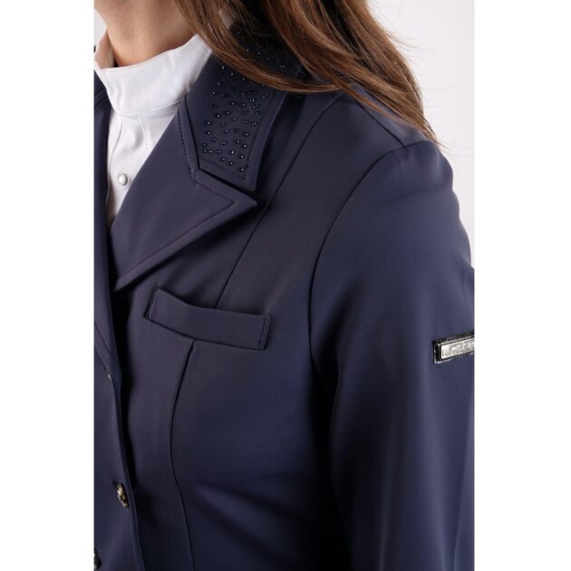 Montar Long Tail Coat, Navy - Image 4