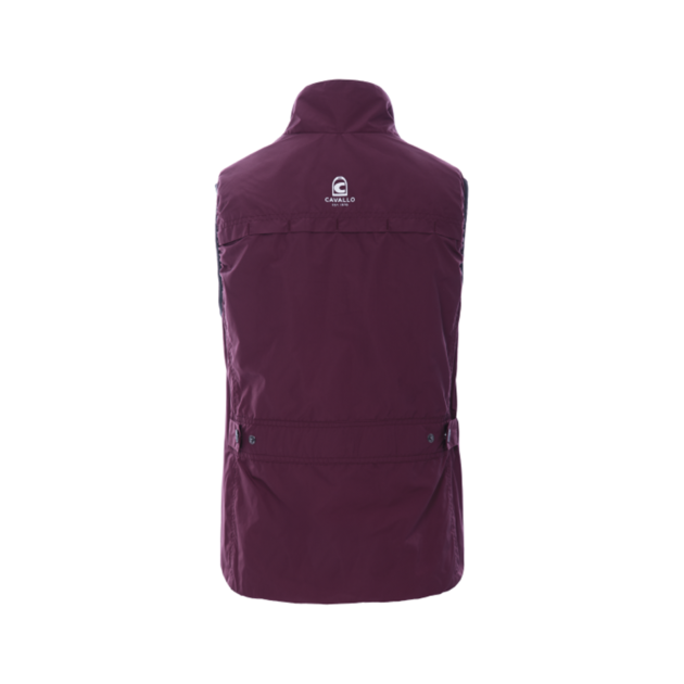 Cavallo DIARA Light Ladies Waistcoat, Dark Raspberry - Image 9