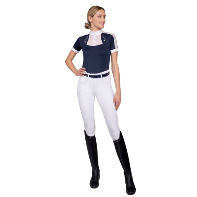 Fair Play Competition Shirt LORELLA Navy-White - Image 3