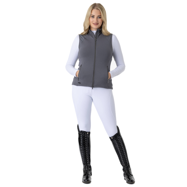 LeMieux Amara II Ladies Full Seat Breeches, White - Image 3