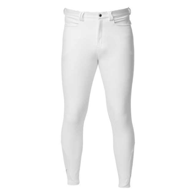 LeMieux Men's Knee Grip Breeches, White