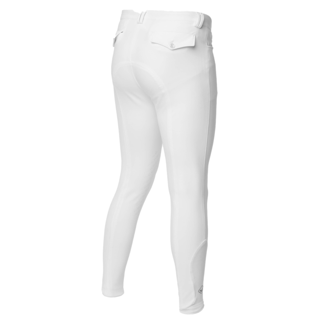 LeMieux Men's Knee Grip Breeches, White - Image 2