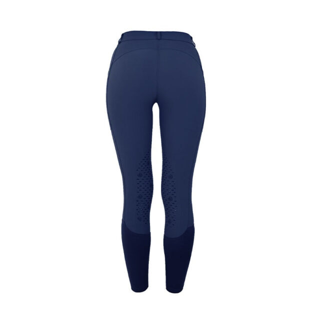 Equestrian Stockholm Riding Breeches Jump Knee Grip, Elite Navy - Image 2