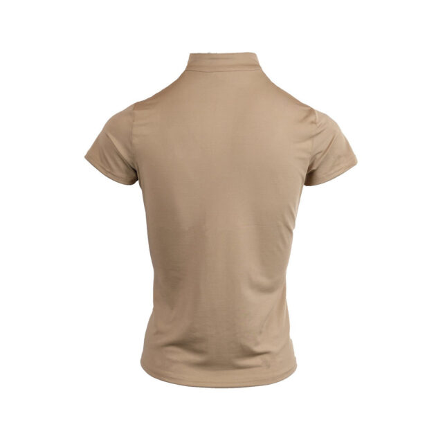 Montar Everly Mon-Tech Polo Crystal Logo Shirt - Beige - Image 2