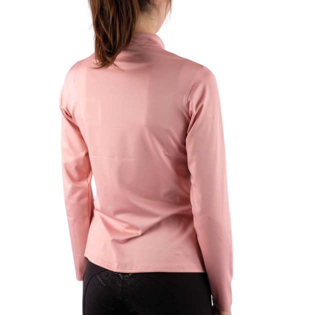 Montar Everly Rosegold Long Sleeve Training Shirt, Pale Pink - Image 2