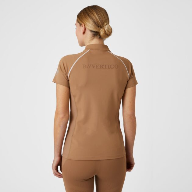 B Vertigo Adara Cool Tech Training Shirt, Tiger's Eye Brown - Image 5