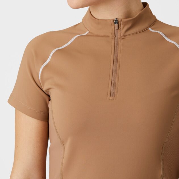 B Vertigo Adara Cool Tech Training Shirt, Tiger's Eye Brown - Image 3