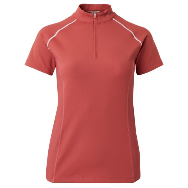 B Vertigo Adara Cool Tech Training Shirt, Mineral Red