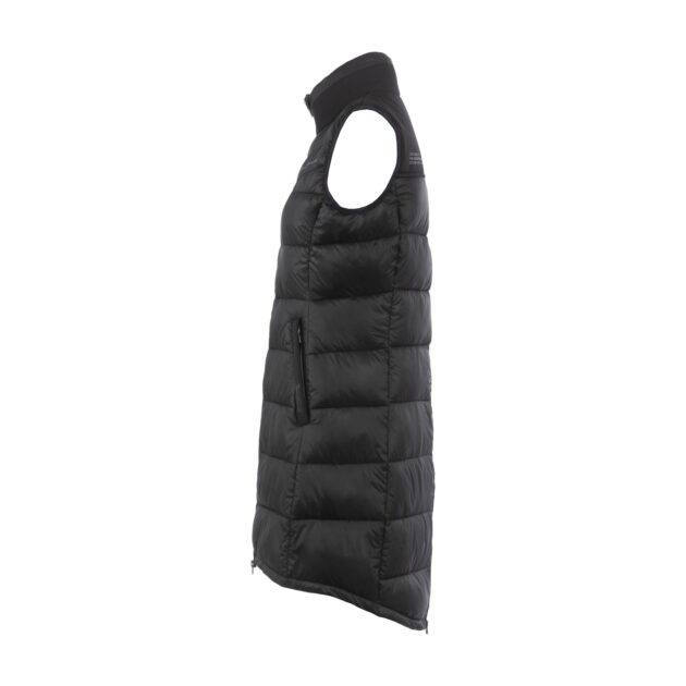 Cavallo GELLA Ladies Sporty Long Quilted Waistcoat, Black - Image 3