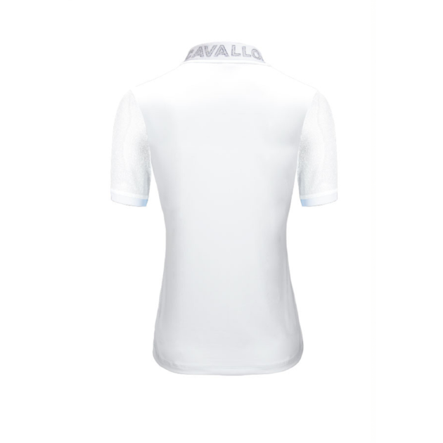 Cavallo Panita Short Sleeve Competition Shirt, White - Image 8