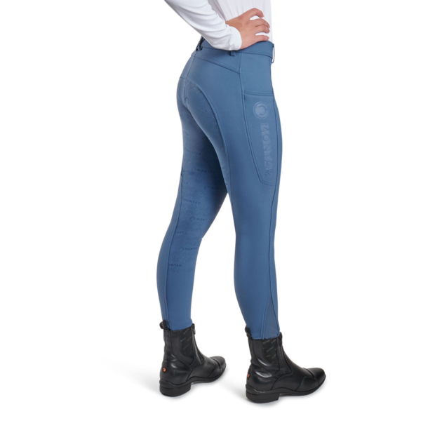 Montar Angela Yati Normal Waist Breeches - Full Grip, Ocean Blue - Image 2