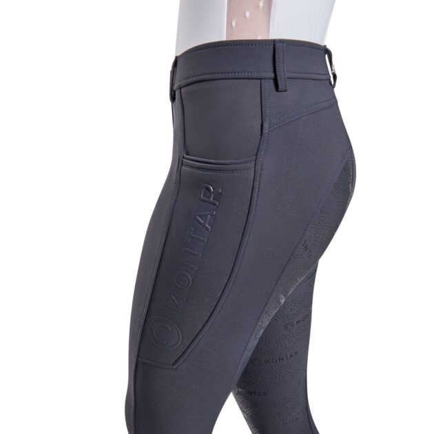 Montar Angela Yati Normal Waist Breeches - Full Grip, Navy - Image 2